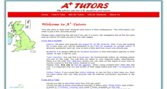 Desktop Screenshot of aplustutors.co.uk